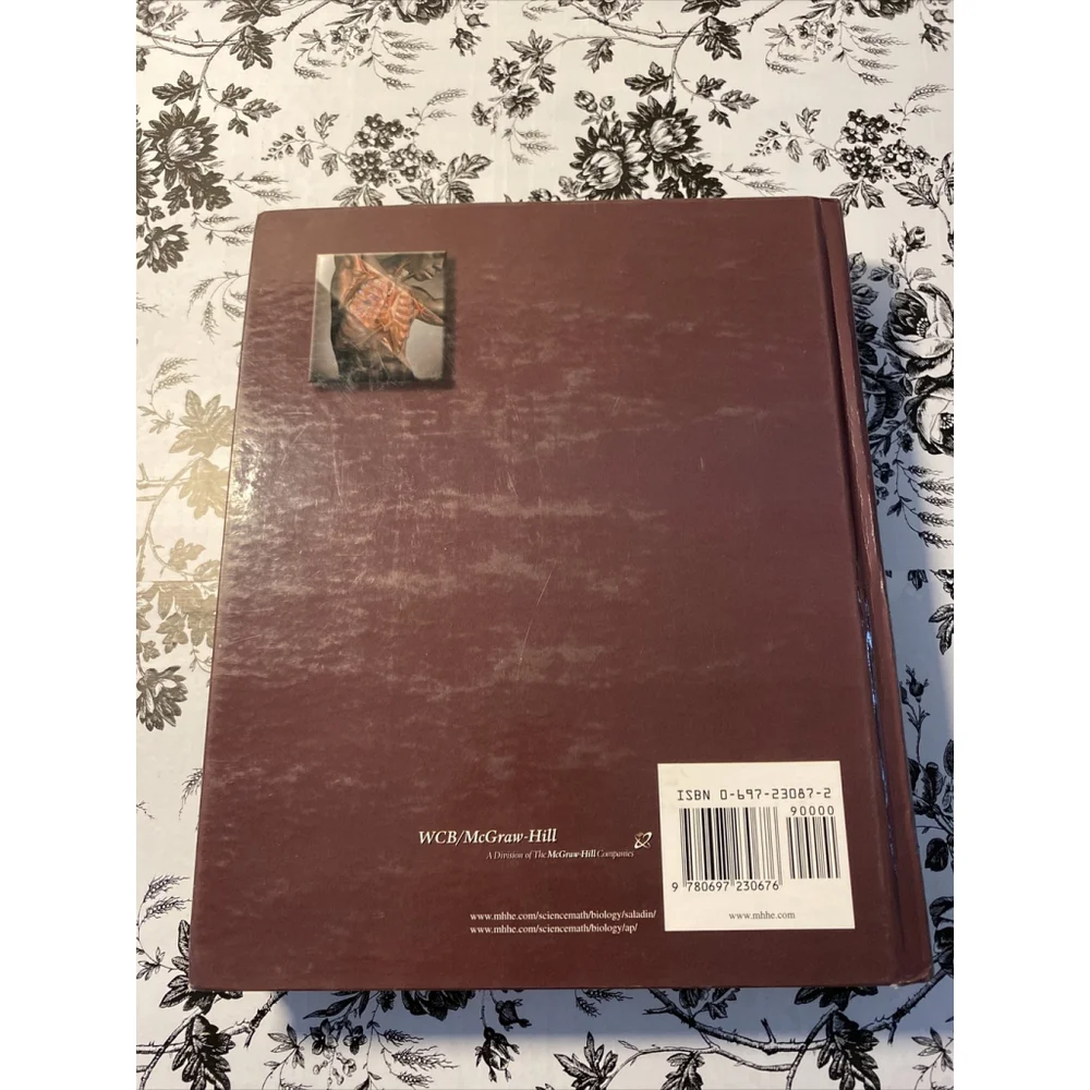 Anatomy Physiology The Unity of Form and Function Saladin 1998 Hardcover Book